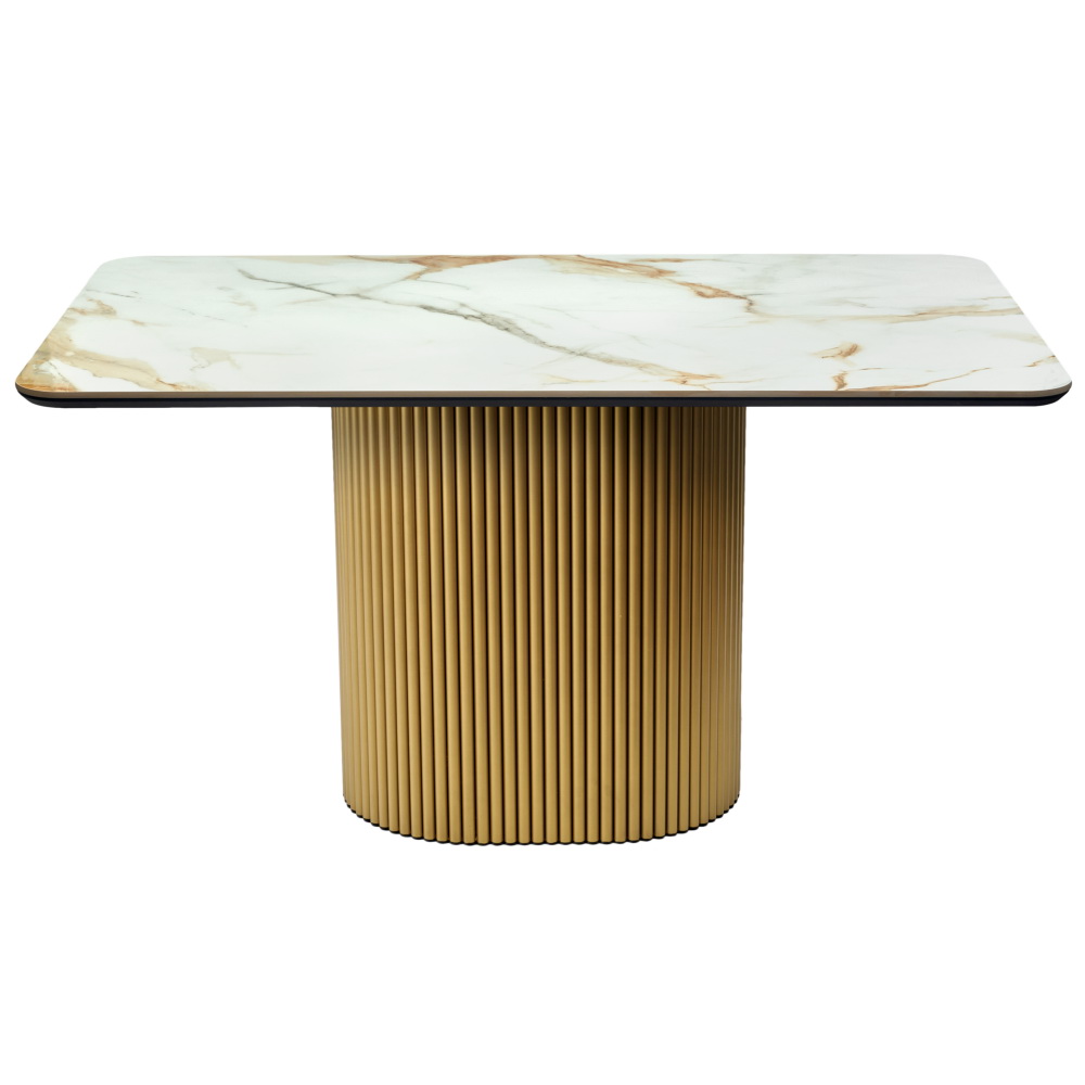 Стол Festa 140x85x77см, керамогранит Calacatte gold мрамор в магазине «На диване» в Чехове  — Выгодная цена