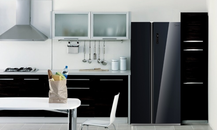 Холодильник Side-by-Side Midea MRS518SNGBL в магазине «На диване» в Чехове  — Выгодная цена