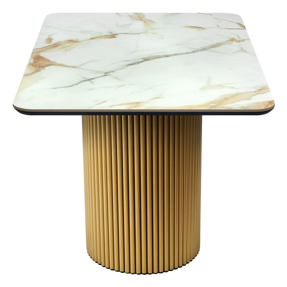 Стол Festa 140x85x77см, керамогранит Calacatte gold мрамор в магазине «На диване» в Чехове  — Выгодная цена