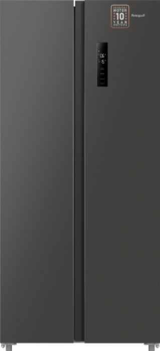Холодильник Weissgauff WSBS 500 Inverter NoFrost Dark Grey 433 048