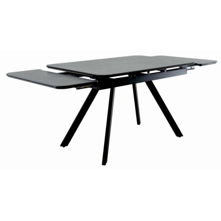 Стол Arthur раскладной 120-184x80x75см, керамогранит чёрный мрамор Greys Black, чёрный в магазине «На диване» в Чехове  — Выгодная цена
