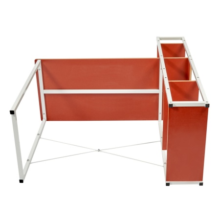 Стол письменный с полками Frame 100x45x110 см, светлое дерево, белый в магазине «На диване» в Чехове  — Выгодная цена