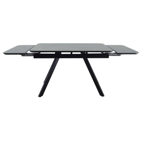 Стол Arthur раскладной 120-184x80x75см, керамогранит чёрный мрамор Greys Black, чёрный в магазине «На диване» в Чехове  — Выгодная цена